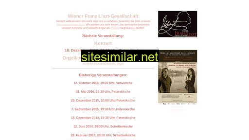 Liszt-gesellschaft-wien similar sites