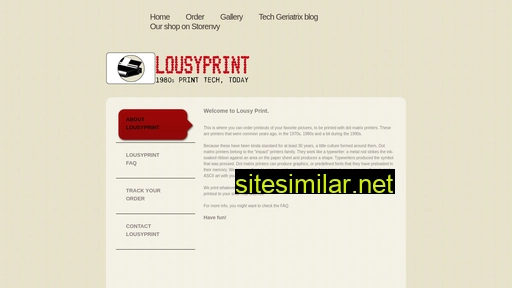lousyprint.eu alternative sites