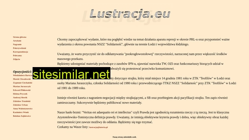 lustracja.eu alternative sites