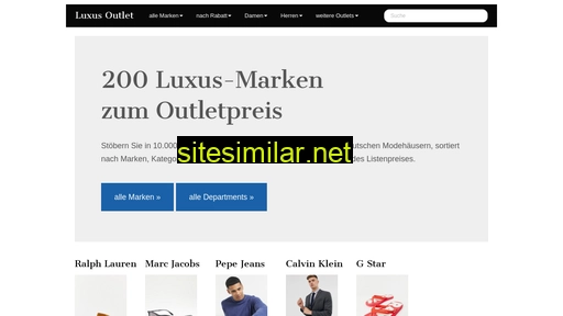 luxusoutlet.eu alternative sites