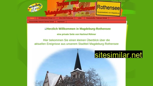 Magdeburg-rothensee similar sites