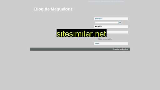 maguelone.eu alternative sites