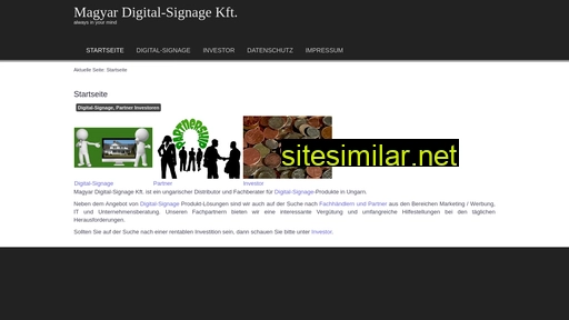 magyar-digital-signage.eu alternative sites