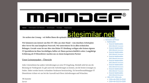 Maindef similar sites