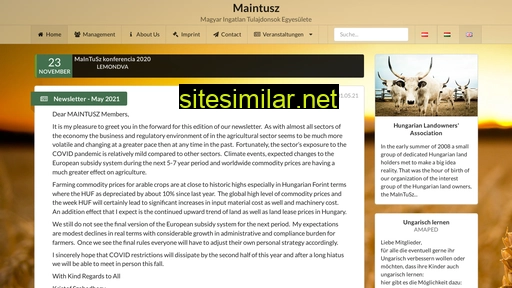 maintusz.eu alternative sites