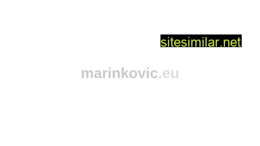 marinkovic.eu alternative sites