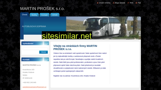 martinprosek.eu alternative sites