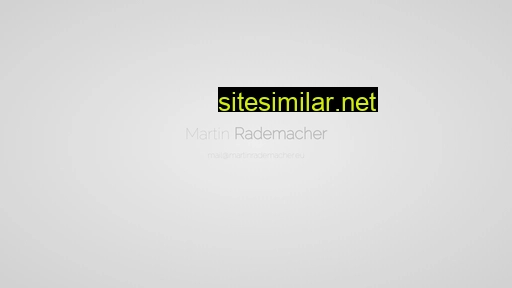 martinrademacher.eu alternative sites
