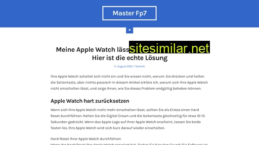 Master-fp7 similar sites