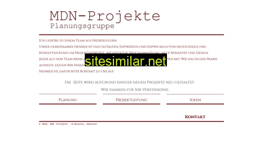 mdn-projekte.eu alternative sites