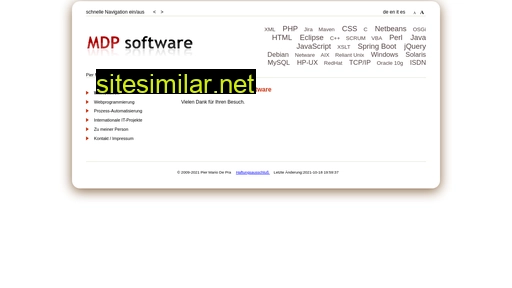 mdp-software.eu alternative sites
