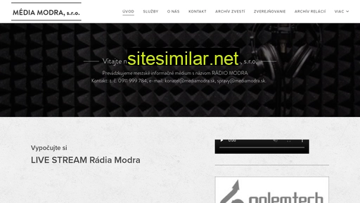 Mediamodra-sk similar sites