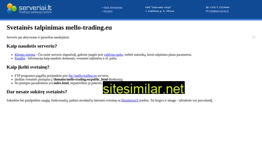 mello-trading.eu alternative sites