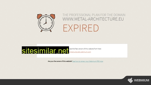 metal-architecture.eu alternative sites