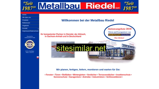 metallbau-riedel.eu alternative sites