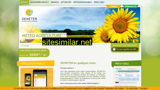 meteo-agriculture.eu alternative sites
