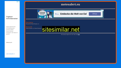 meteoalert.eu alternative sites