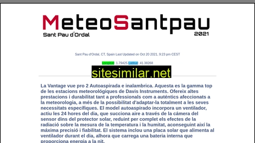 meteosantpau.eu alternative sites