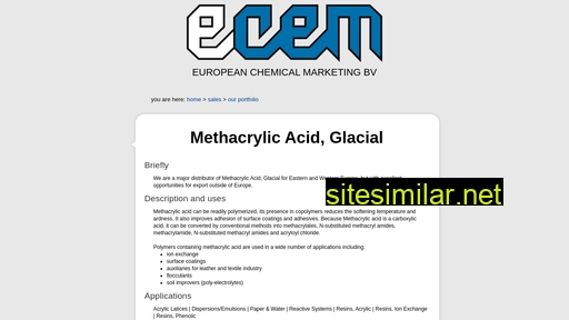 methacrylicacid.eu alternative sites