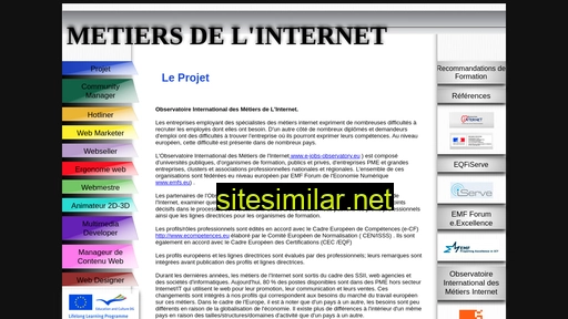 Metiers-internet similar sites