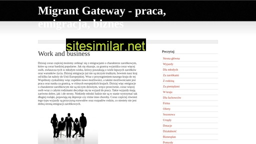 migrantgateway.eu alternative sites
