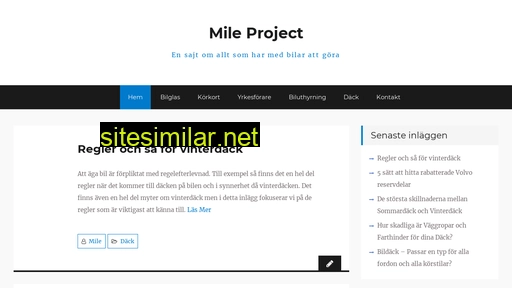 mileproject.eu alternative sites