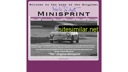 Minisprint similar sites