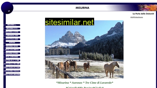 misurina.eu alternative sites