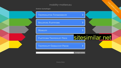 mobility-matters.eu alternative sites