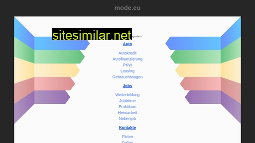 mode.eu alternative sites