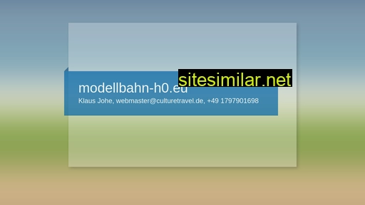 modellbahn-h0.eu alternative sites