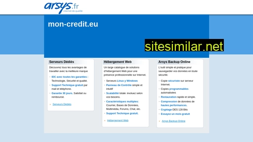 mon-credit.eu alternative sites