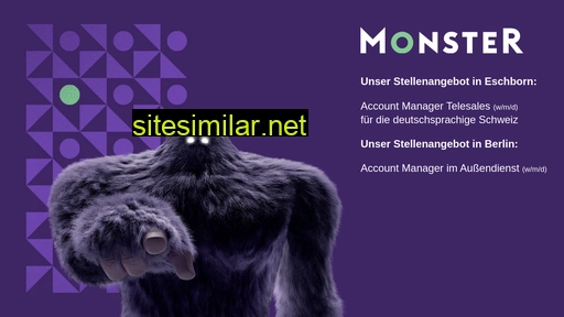 monsterjobs.eu alternative sites