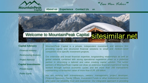 mountainpeak.eu alternative sites