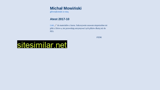 mowinski.eu alternative sites