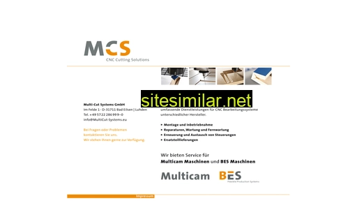 Multicut-systems similar sites
