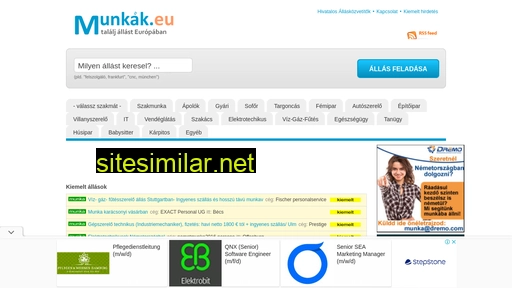 munkak.eu alternative sites