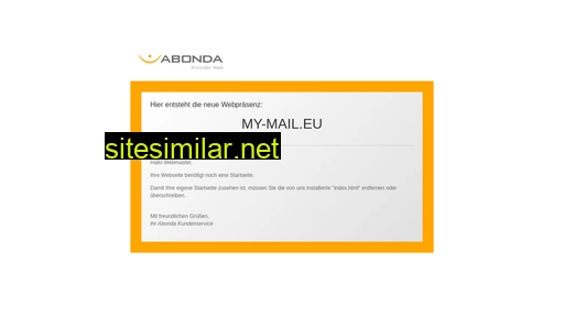 my-mail.eu alternative sites