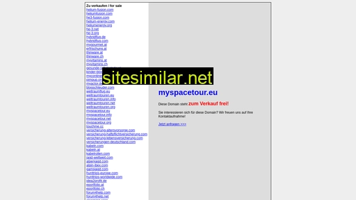 myspacetour.eu alternative sites