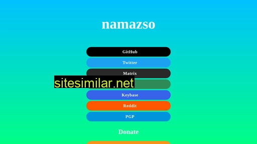 Namazso similar sites