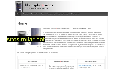 Nanophononics similar sites