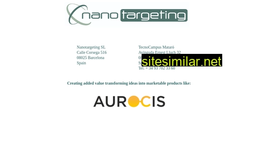 Nanotargeting similar sites