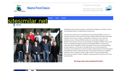 nanotoxclass.eu alternative sites