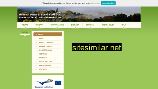 nationalparks-comenius.eu alternative sites