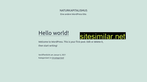 Naturkapitalismus similar sites