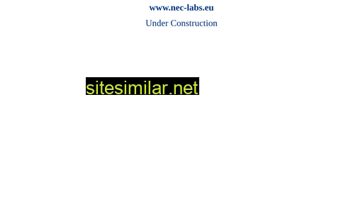 nec-labs.eu alternative sites