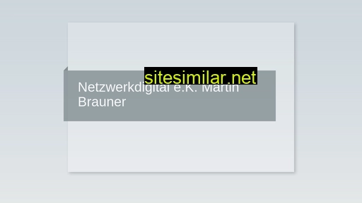 Netzwerk-digital similar sites