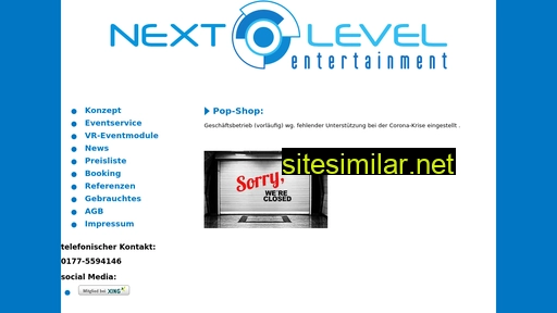 nextlevel-entertainment.eu alternative sites