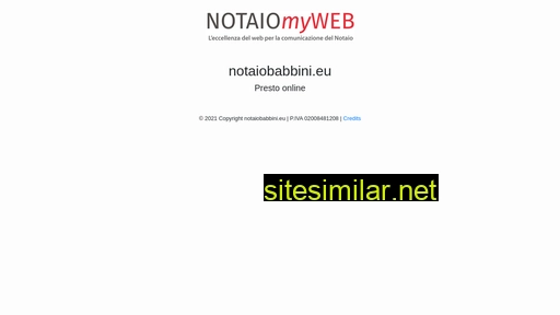 notaiobabbini.eu alternative sites