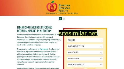 nutrition-research-facility.eu alternative sites